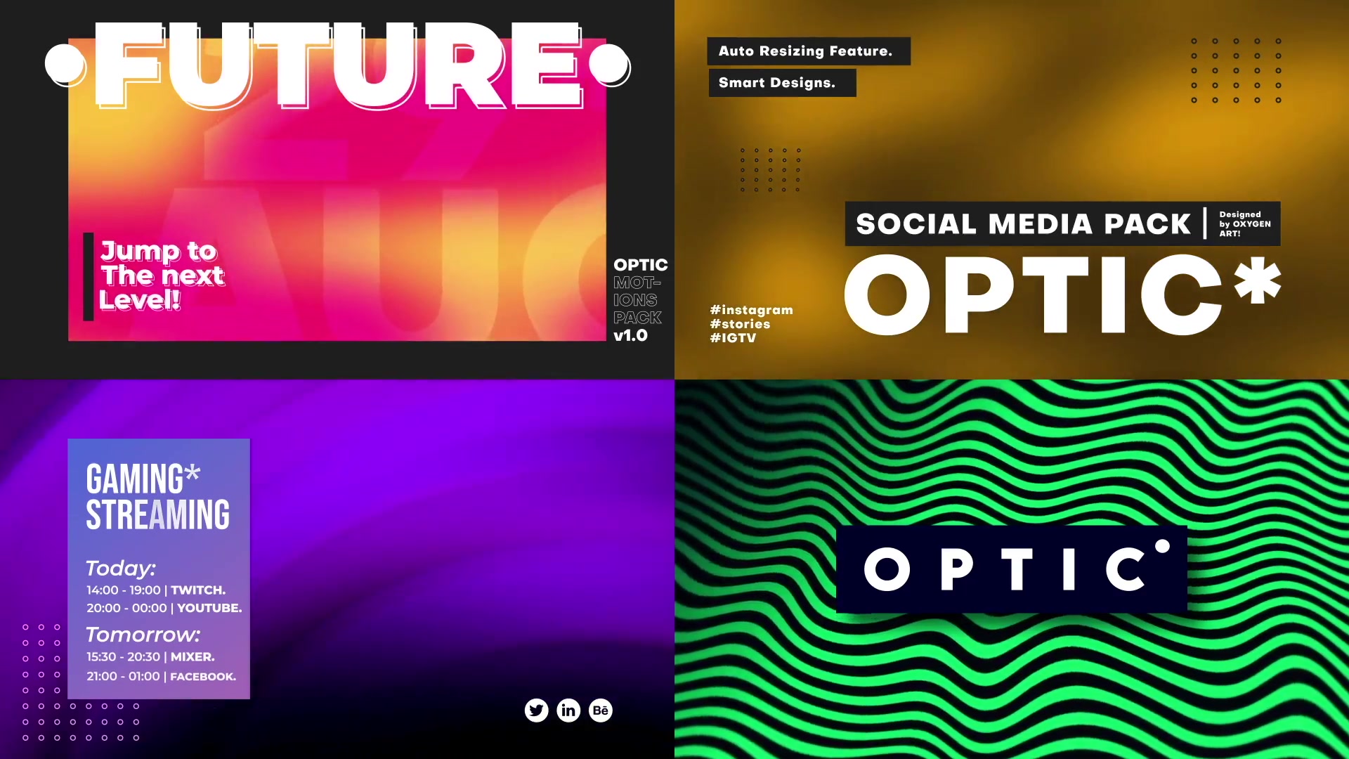 Optic Social Media Scenes Videohive 28946825 After Effects Image 5