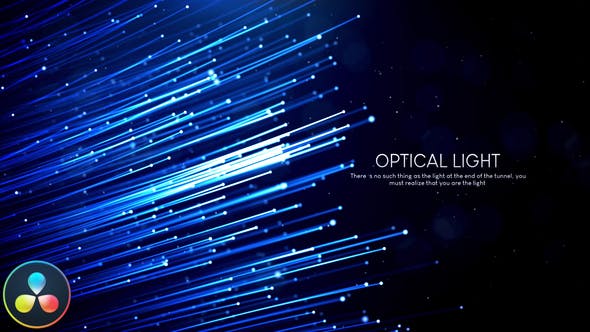 Optical Light Inspiring Titles DaVinci Resolve - 33584913 Videohive Download