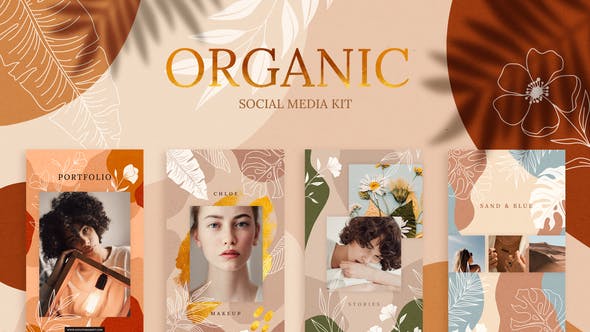 Organic Social Media Kit - 30255928 Videohive Download