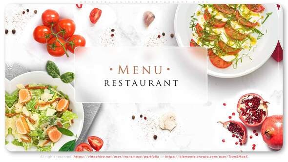 Oriental Cuisine Restaurant Menu - Download Videohive 32397566