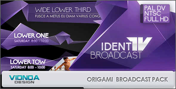 Origami Broadcast Package - Download Videohive 6691453