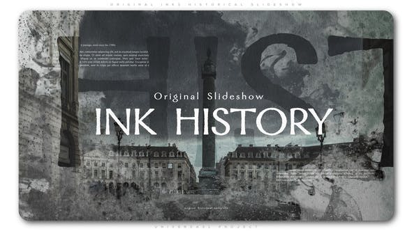 Original Inks Historical Slideshow - 23013213 Videohive Download