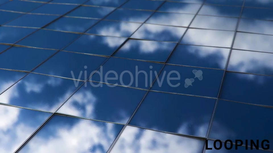 Oscillating Squares Reflecting Clouds - Download Videohive 14954436