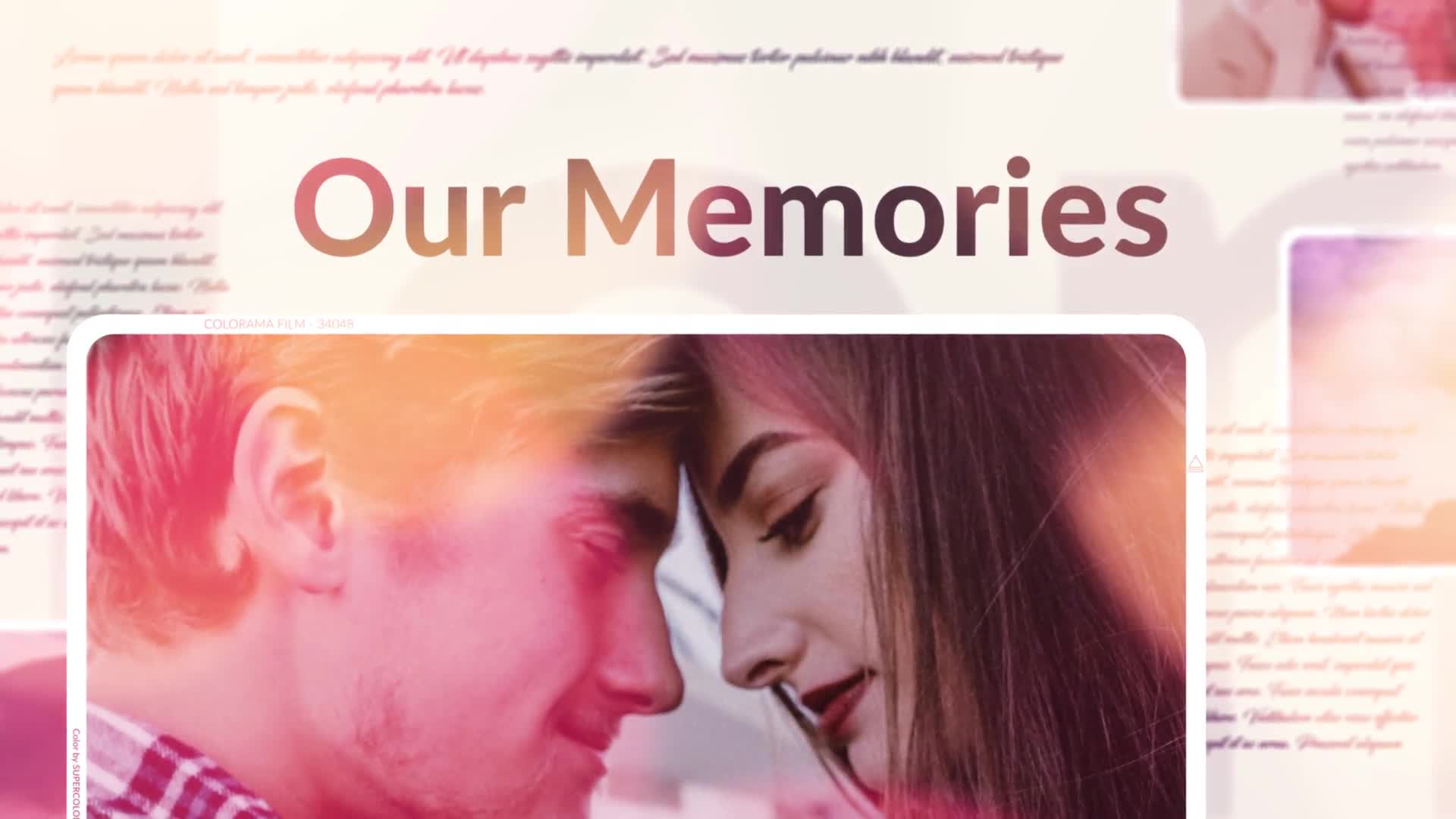 Our Memories Slideshow Videohive 21583038 After Effects Image 1