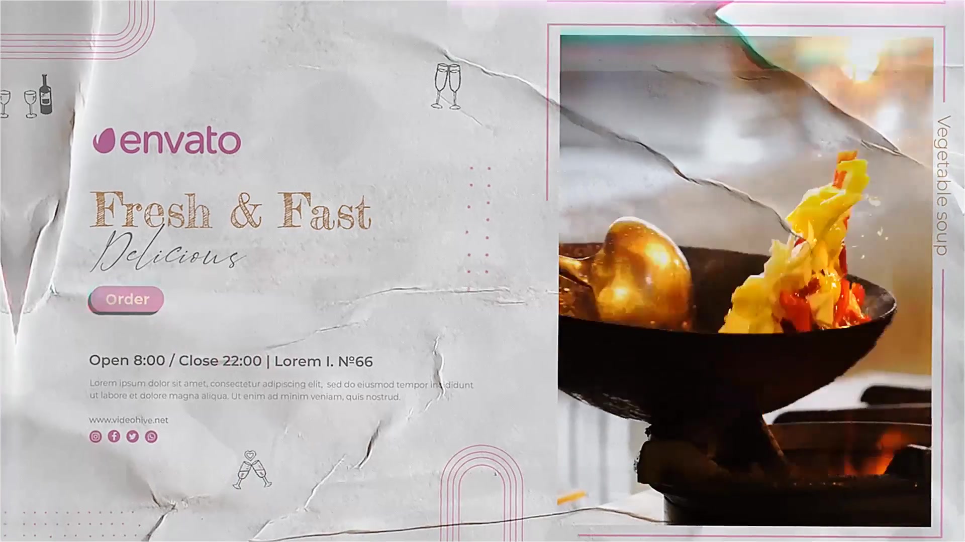 Our Restaurant Foods Videohive 36720624 After Effects Image 3