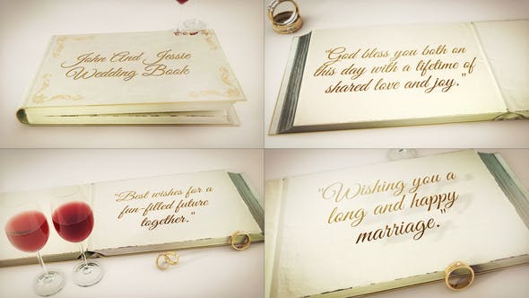Our Wedding Story Titles - 29039266 Videohive Download