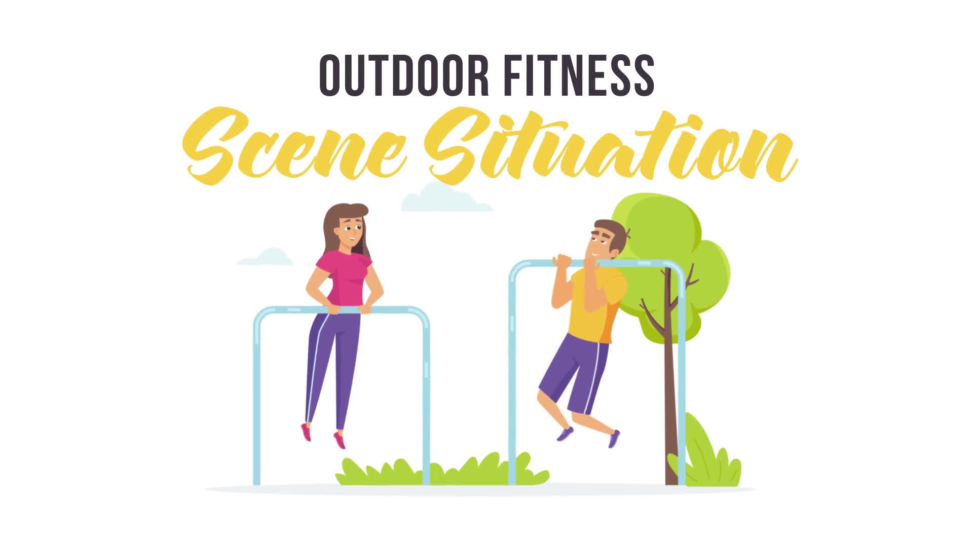 Outdoor fitness Scene Situation Videohive 28256058 After Effects Image 1