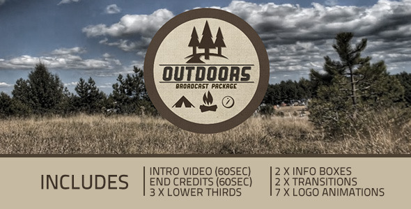 Outdoors Broadcast package - Download Videohive 5319940