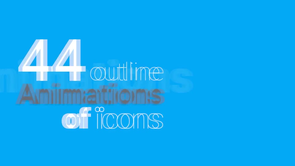 Outline Icons Animations Pack Videohive 11144609 After Effects Image 2