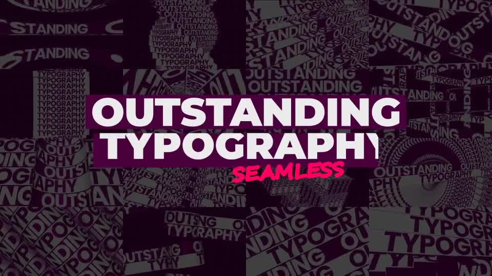 Outstanding Typography Videohive 32309448 After Effects Image 1