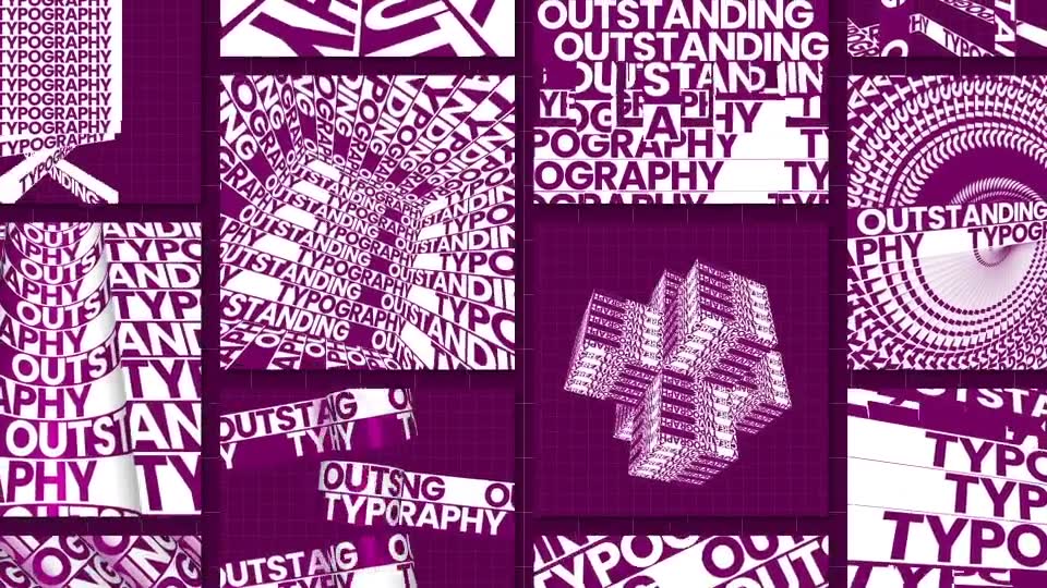 Outstanding Typography Videohive 32309448 After Effects Image 7