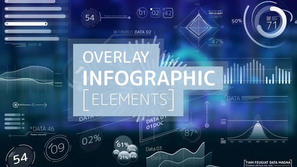 Overlay Infographic Elements - Download 24566996 Videohive