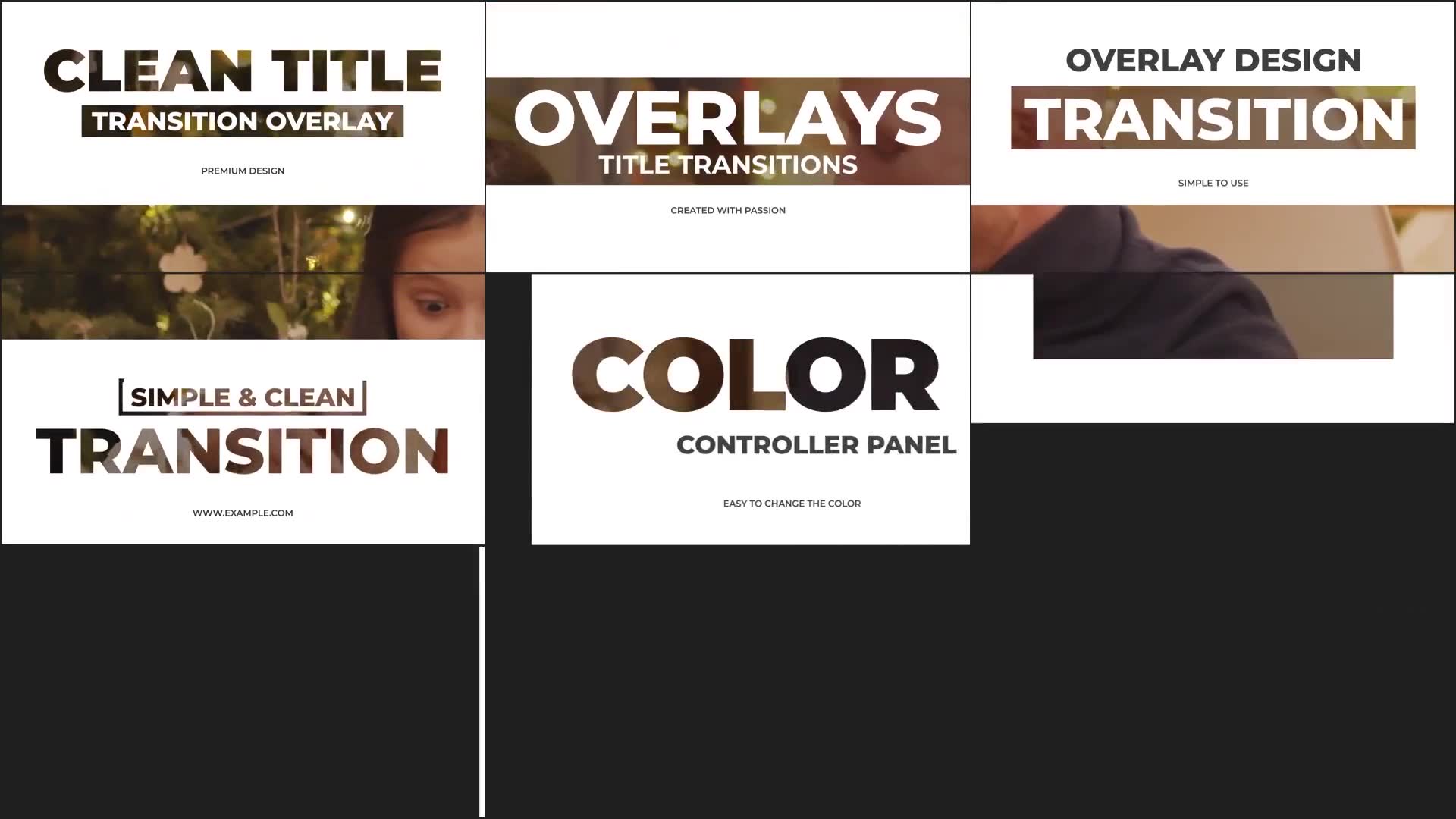Overlay Title Transitions Videohive 36425430 After Effects Image 2