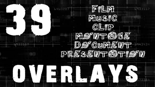 Overlays Big Pack 39 Overlays - Download Videohive 19634512