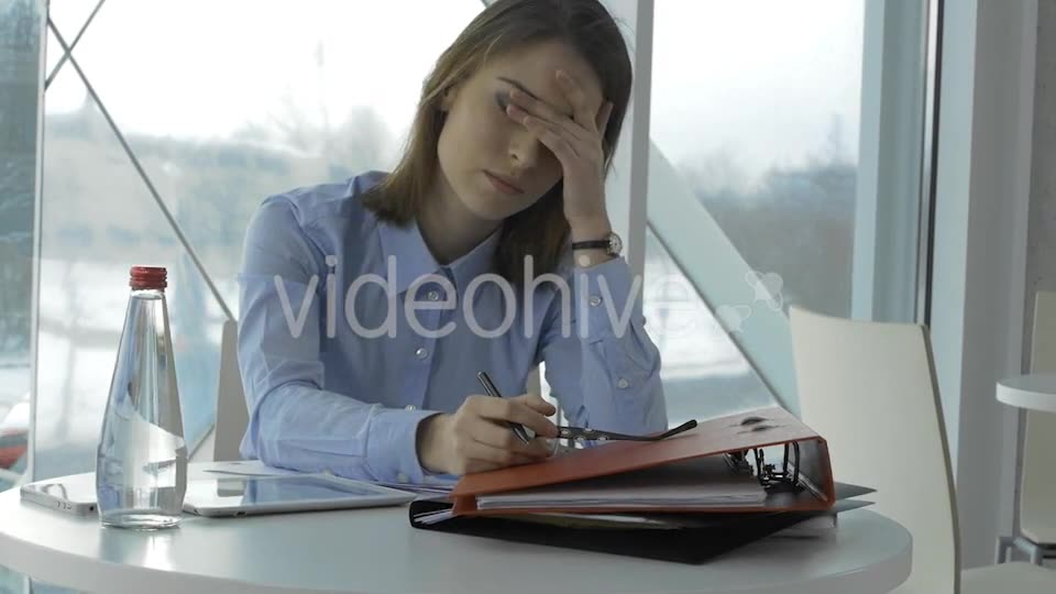 Overworked Business Woman  Videohive 10499286 Stock Footage Image 10