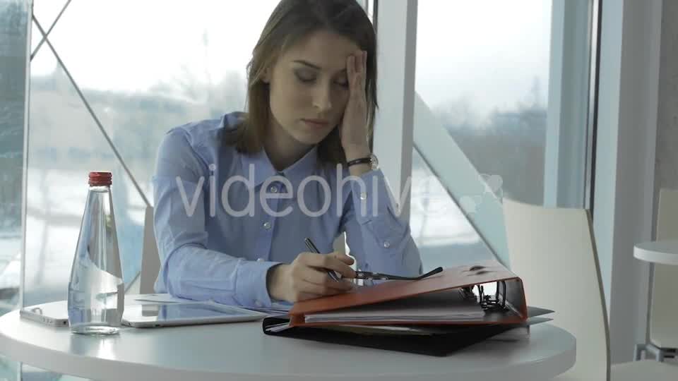 Overworked Business Woman  Videohive 10499286 Stock Footage Image 12