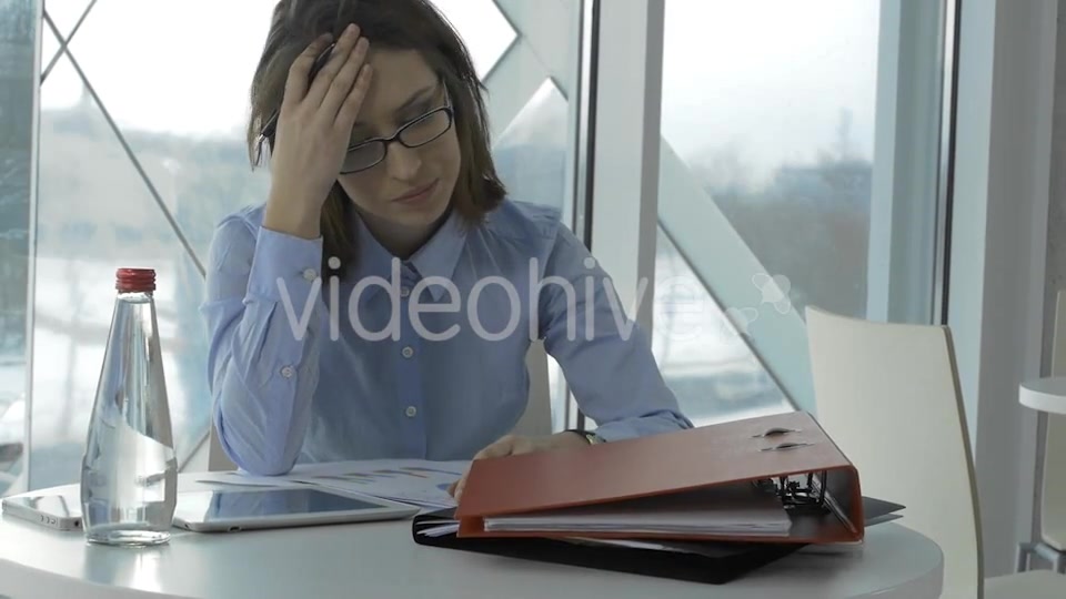 Overworked Business Woman  Videohive 10499286 Stock Footage Image 7