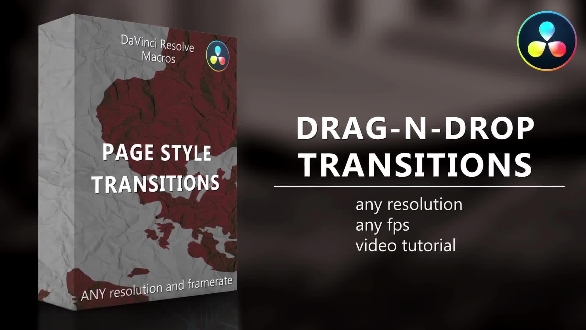 Page Style Transitions for DaVinci Resolve Videohive 35618317 DaVinci Resolve Image 1