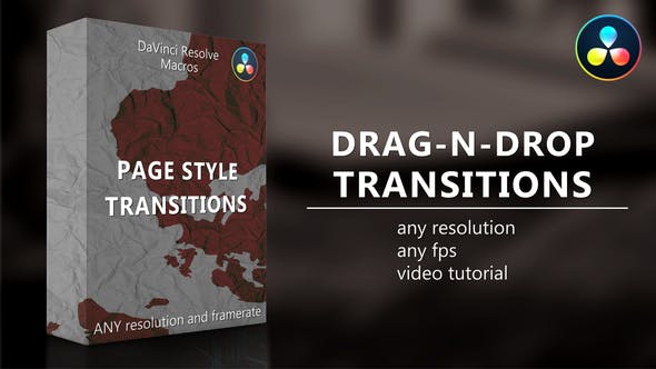 Page Style Transitions for DaVinci Resolve - Download 35618317 Videohive