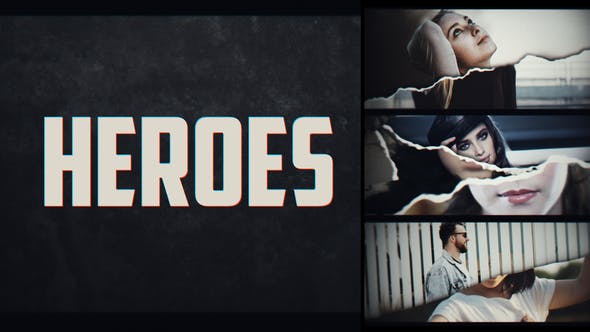 Page Turn Heroes Intro - Videohive 24310933 Download