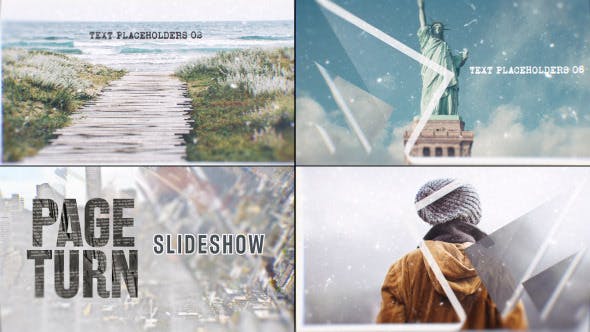 Page Turn Slideshow - Videohive 12997084 Download