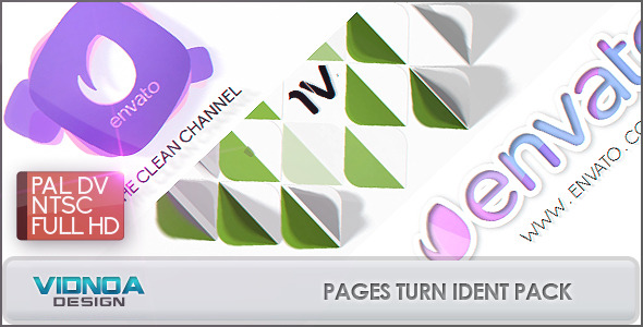 Pages Turn Ident Pack - Download Videohive 7643181