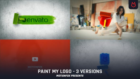 Paint Brush Logo Reveal - 24835139 Download Videohive