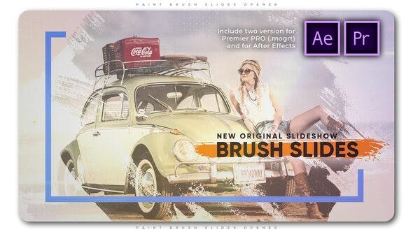 Paint Brush Slides Opener - Download Videohive 27179045