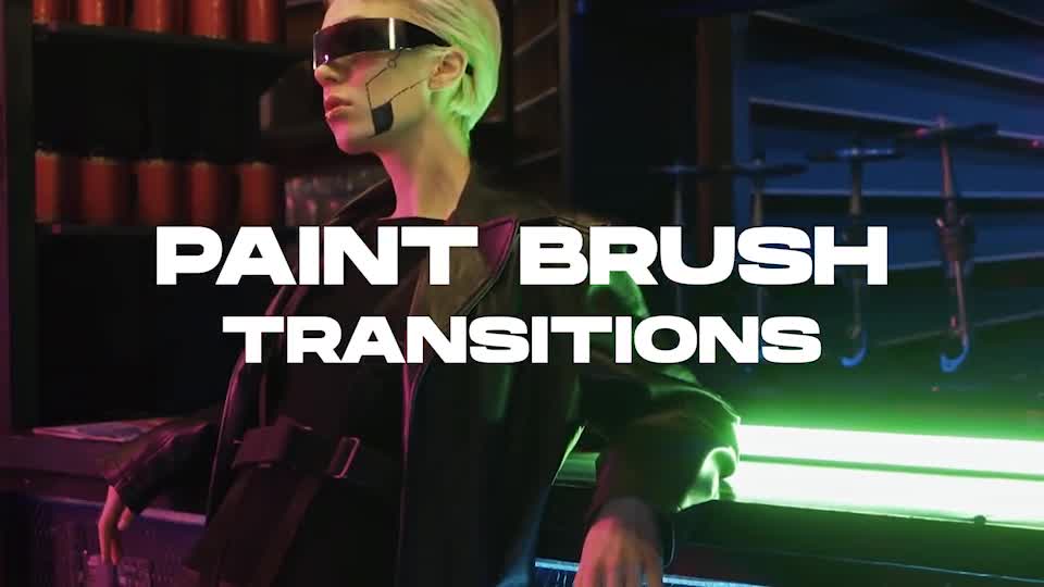 Paint Brush Transitions Videohive 38400862 Premiere Pro Image 1
