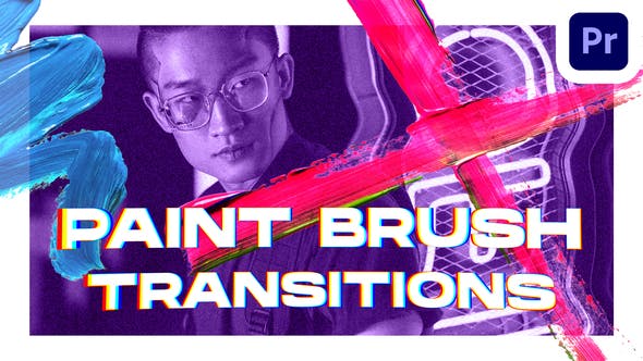 Paint Brush Transitions - 38400862 Download Videohive