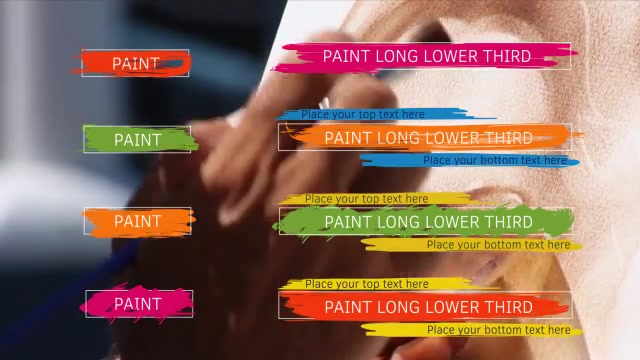 Paint Lower Thirds Videohive 13106505 After Effects Image 5