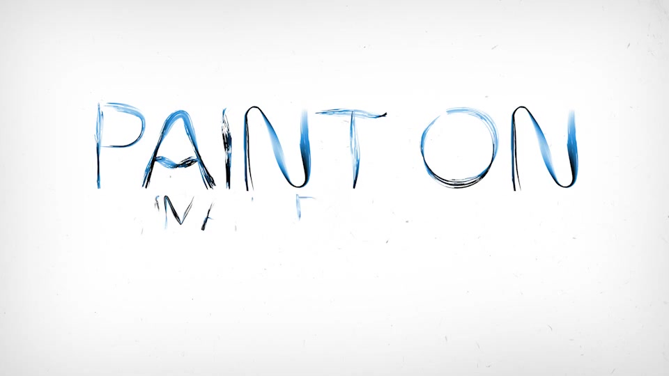 Paint On Animated Typeface - Download Videohive 11884797