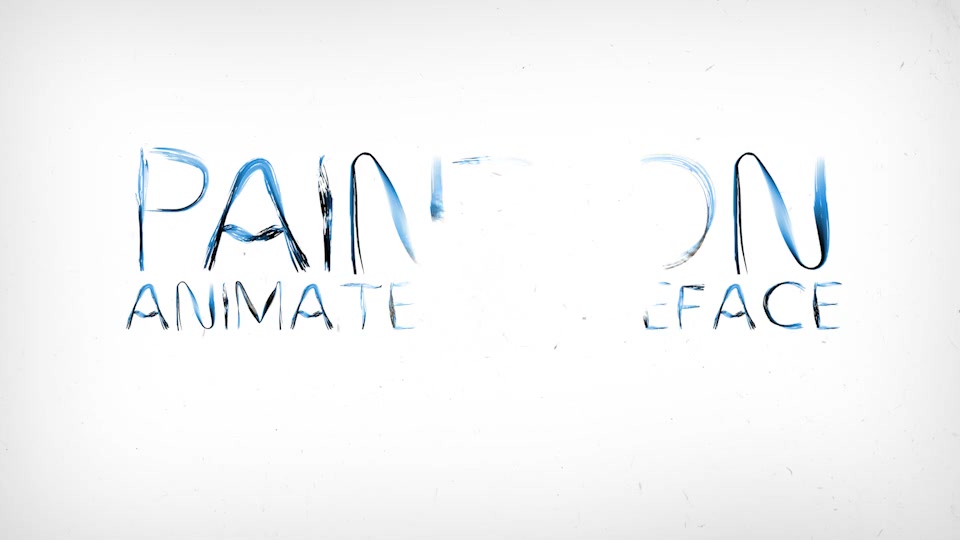 Paint On Animated Typeface - Download Videohive 11884797