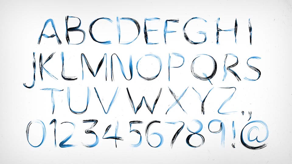 Paint On Animated Typeface - Download Videohive 11884797