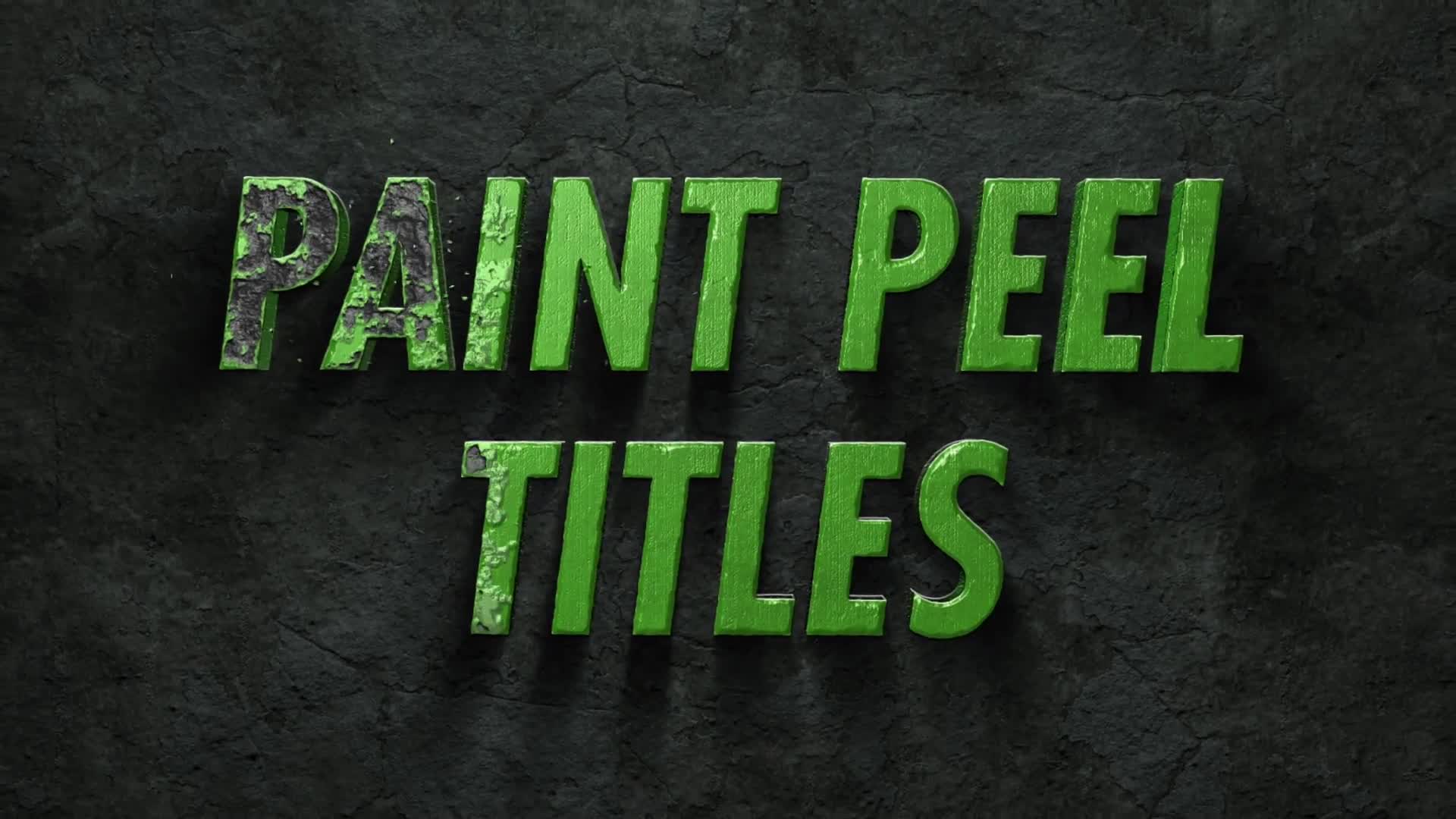 Paint Peel Titles Videohive 28210304 Premiere Pro Image 1