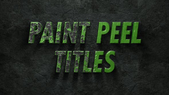 Paint Peel Titles - Download 28210304 Videohive