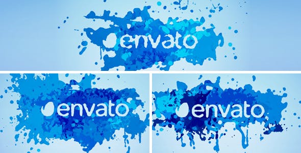 Paint Splash Logo (3 versions) - Videohive 10316342 Download