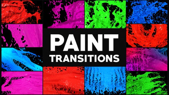 Paint Transitions | Premiere Pro MOGRT - 28042675 Videohive Download