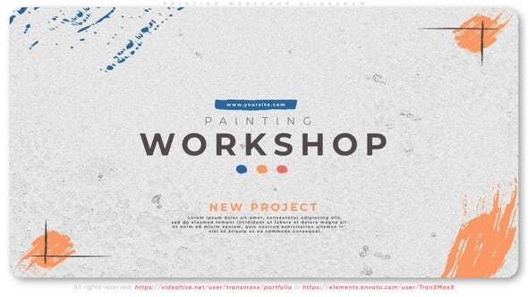 Painting Workshop Slideshow - Videohive Download 31549411