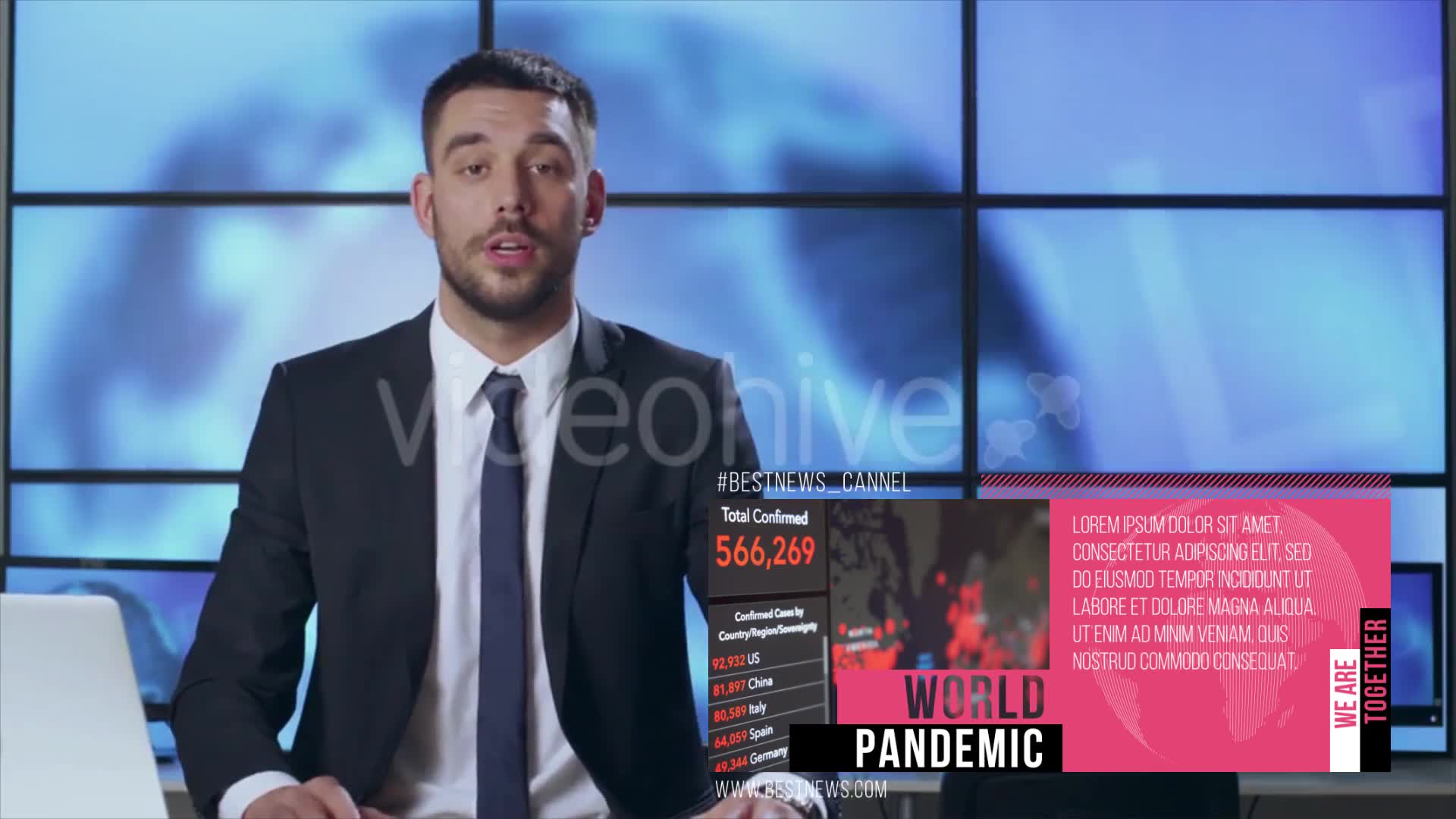 Pandemic News Big Lower Thirds Videohive 26144558 After Effects Image 7