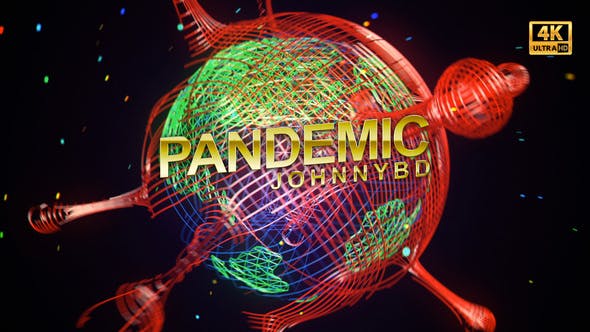 Pandemic Virus taking over the world opener - 25911473 Videohive Download