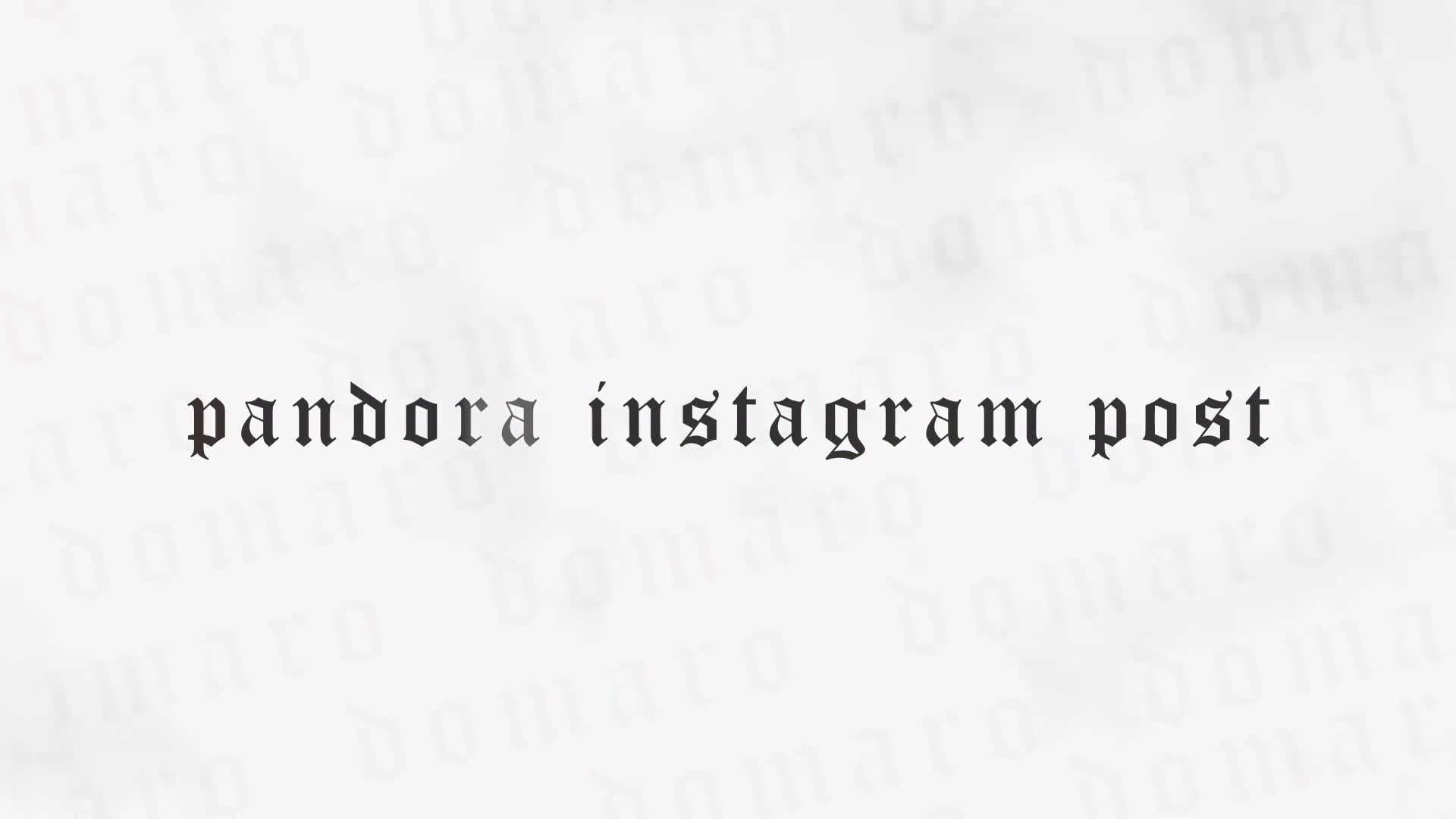 Pandora Instagram Post Videohive 32008635 After Effects Image 1