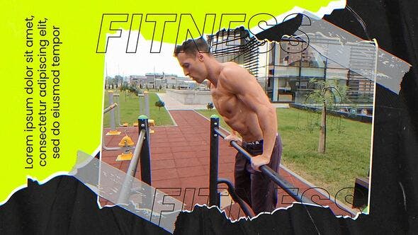 Paper Fitness Slideshow - Videohive Download 37757674