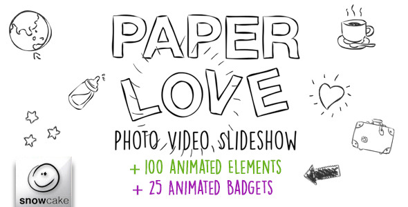 Paper Love Photo Video Slideshow - Download Videohive 10734754