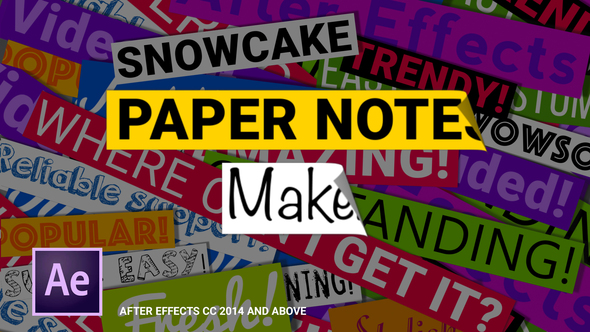 Paper Notes Maker Titles and Lower Thirds - Download Videohive 21616486