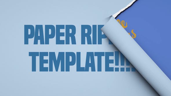 Paper Rip Titles Mogrt - 22912569 Videohive Download