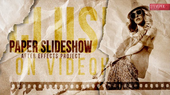 Paper Slideshow | Stop Motion - Download Videohive 30750687
