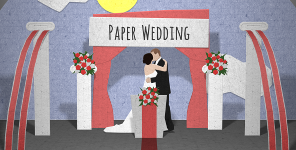 Paper Wedding Opening - Download Videohive 3664260