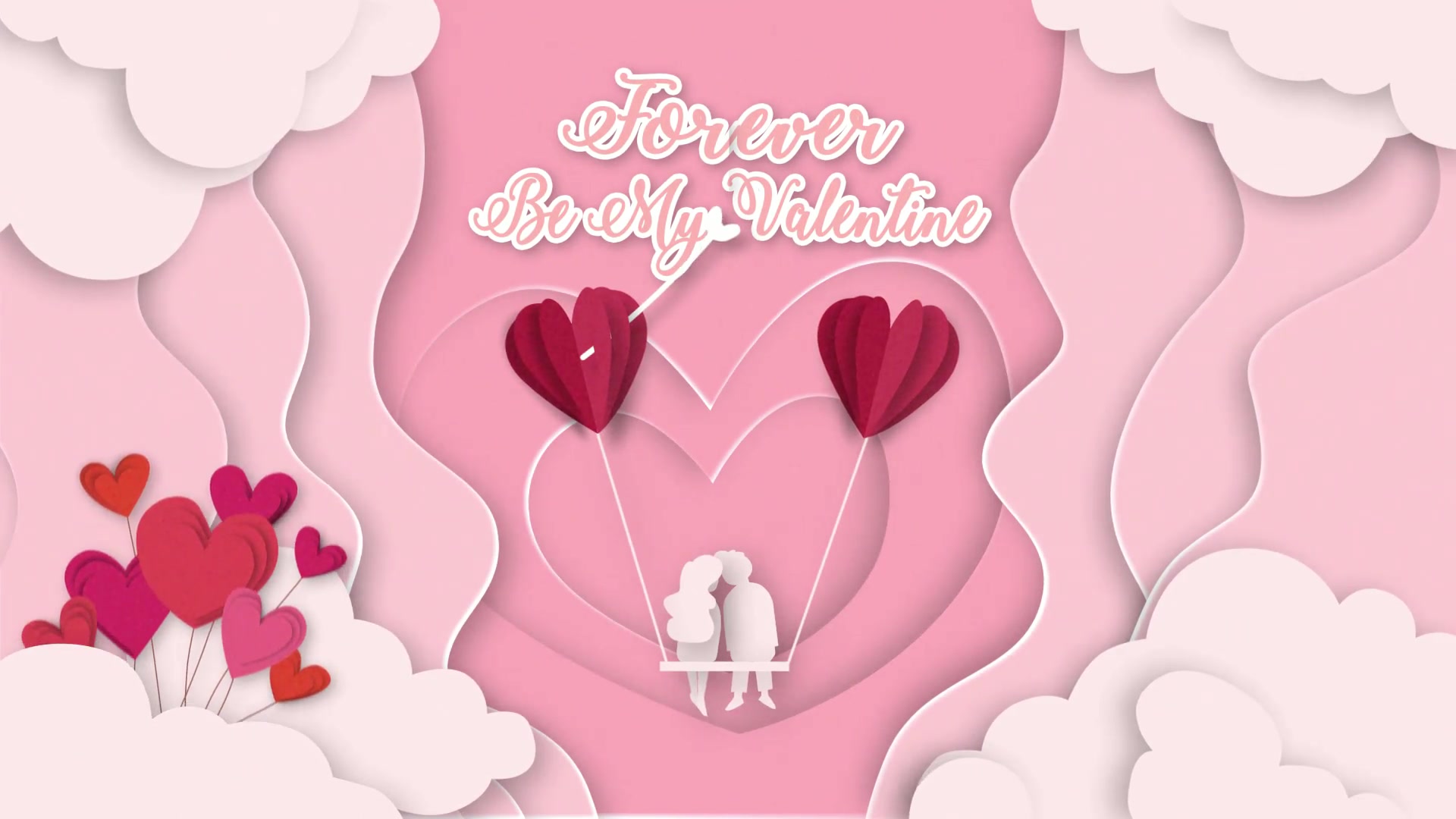 Papercut Valentine Day Greetings Videohive 35754420 After Effects Image 4