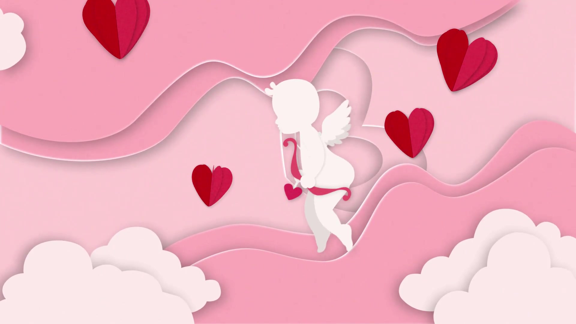 Papercut Valentine Day Greetings Videohive 35754420 After Effects Image 7